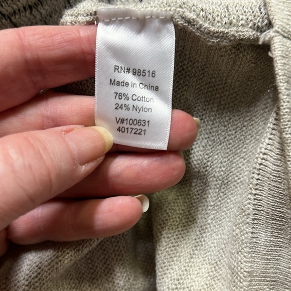 Coldwater Creek Twist Of Lime Sweater - Picture 3 of 6